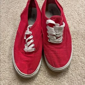 Mossimo Supply Co. Red Canvas Sneakers
